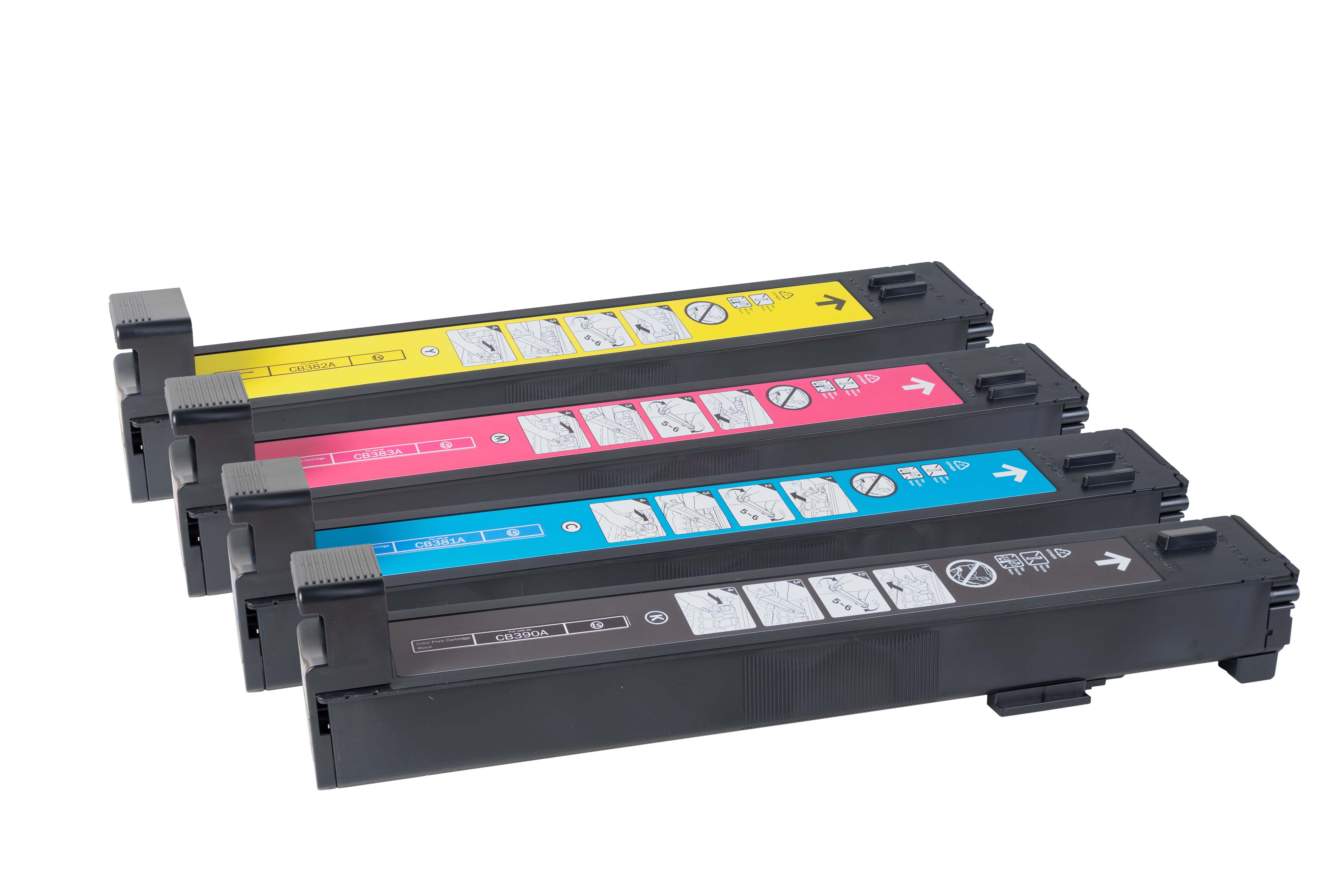 Tonerfabrik Toner SET CB390A / 825A Set mit allen vier Farben