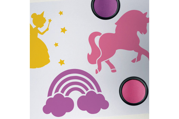 ALADINE Schablone Kids 81395 Prinzessin 6 Stück