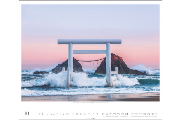 WEINGARTE Bildkalender 2027 331230527 Japan 55x46cm