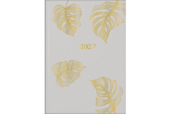 RIDOIDE Agenda Design Line 2027 702850703 1T/1S Monstera DE 14.8x21cm
