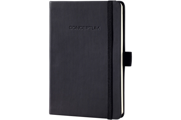 CONCEPTUM Notizbuch A6 CO132 schwarz, liniert 97 Blatt