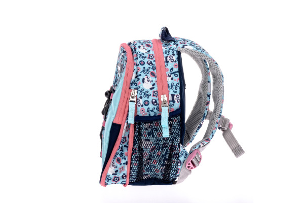 FUNKI Kinder-Rucksack türkis 6022.02 Happy Panda 28x25x11cm