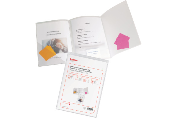 KOLMA Präsentationsmappe Vario A4 10.012.00 transparent