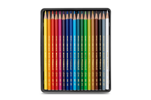 CARAN d'A Farbstifte Prismalo 3mm 999.318 ass. in Metallsch. 18 Stück