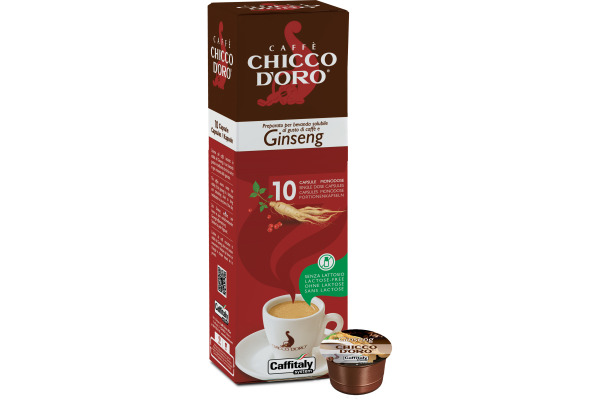 CHICCO D' Caffitaly Kapseln 800259 Ginseng 10 Stk.