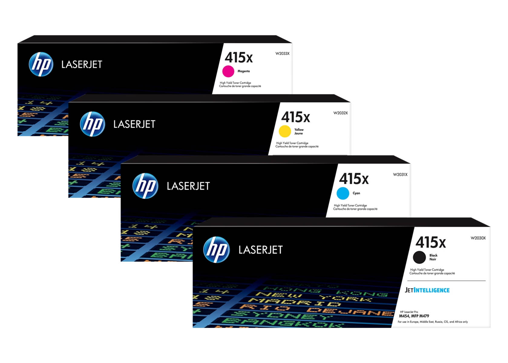Original HP W2030X / 415X SET Multipack / Set mit allen vier Farben