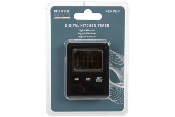 NORDIC Q Pepper Kitchen Timer 352426 Digital