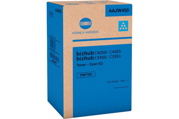 KONICA Toner TNP79C cyan AAJW450 Bizhub C3350i 9000 Seiten