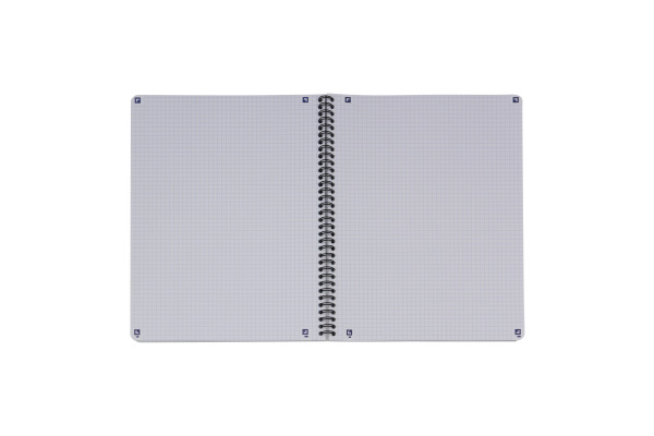 OXFORD Spiralheft Touch A4 400103996 blau, kariert 5mm 70 Blatt