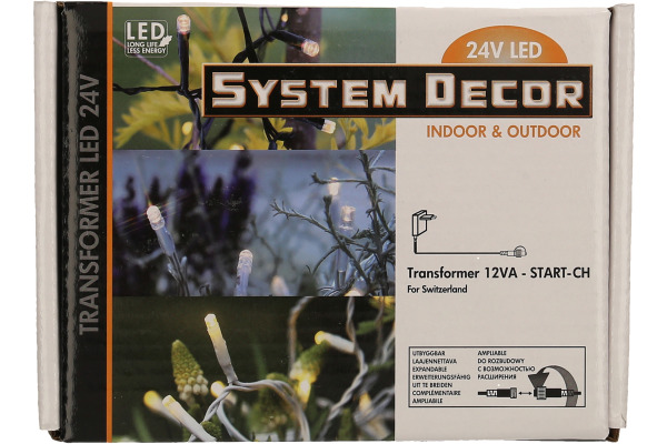 STARTRADI System Decor Netzteil/Trafo 5m 495-07-CH Start, schwarz
