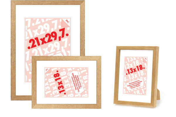 DEBEX Wechselrahmen 29.7x42cm 320.01 29 Eiche natur