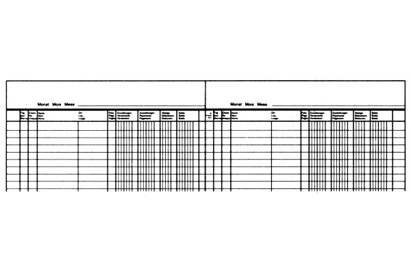 SIMPLEX Postcheckbuch D/F/I A4 18014 grün 80 Blatt