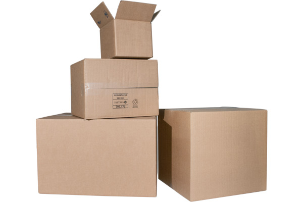 COLOMPAC Faltboxen 0201 braun 3mm 2022136 285x190x95mm 25 Stück
