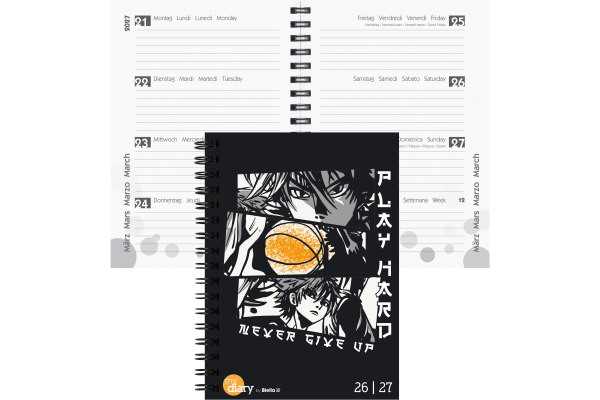 BIELLA Schüleragenda Anime 26/27 17810027U 1W/2S 12x16.5cm