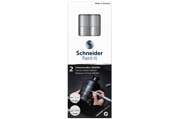 SCHNEIDER Chromemarker Paint-It E-2 ML0601150 2 er Set 0.8/2mm