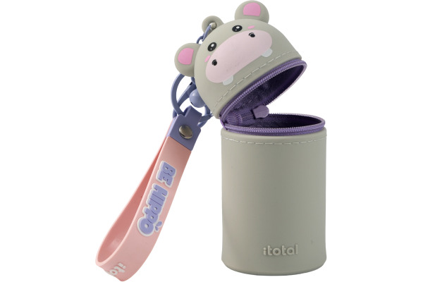 I-TOTAL Schlüsselanhänger Silikonetui XL2486I Hippo