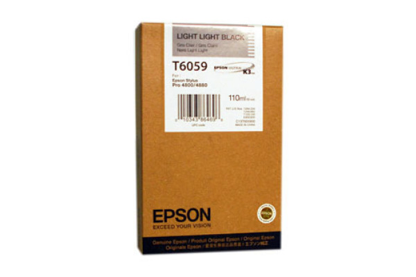 EPSON Tintenpatrone light-lig. black T605900 Stylus Pro 4880 110ml
