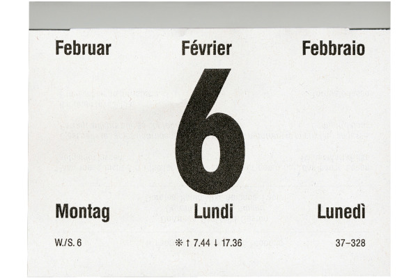 BIELLA Abreisskalender quer Nr.4 2026 889044000 1T/1S mehrfarbig ML 10.8x8cm