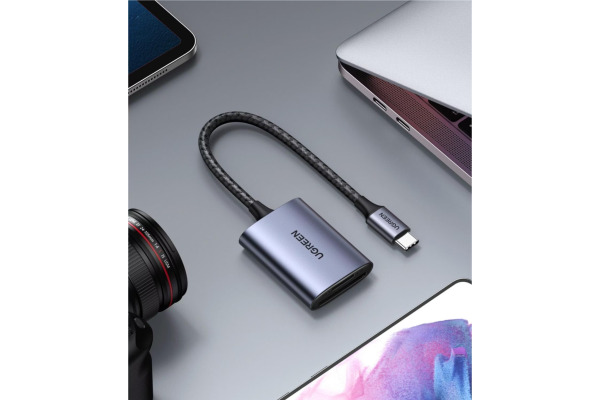 UGREEN Memory Card Reader 80888 USB-C to SD/TFAlu Case (BB)