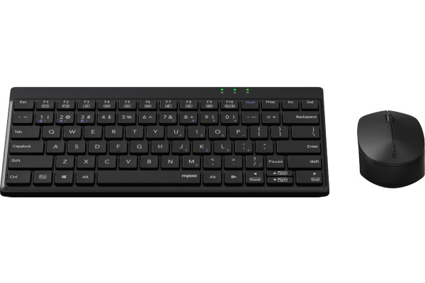 RAPOO 8000GT Deskset R-11066 Wirel. Multimode,Black-Grey