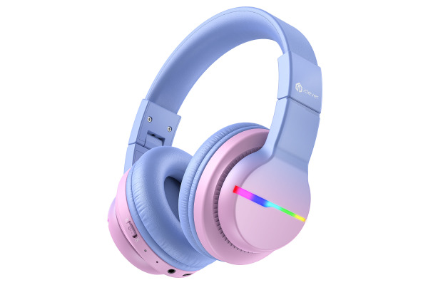 ICLEVER Kids Bluetooth Headphones C03-1702N BTH12, LED, gradient pink