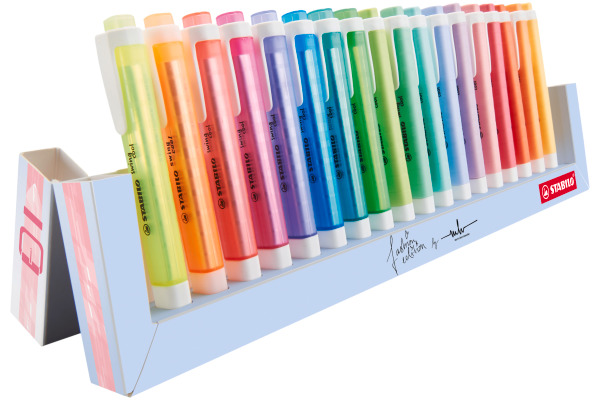STABILO Textmarker Swing Cool 1-4mm 275/18-01 Deskset 18 Stück
