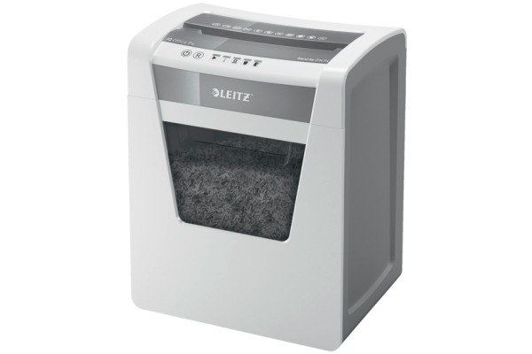 LEITZ Aktenvernichter IQ 80032000 Office, P-4, 23lt