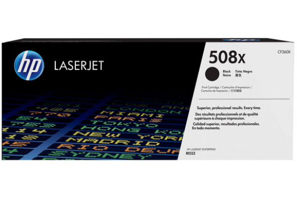HP Toner-Modul 508X schwarz CF360X CLJ Enterprise M552 12'500 S.