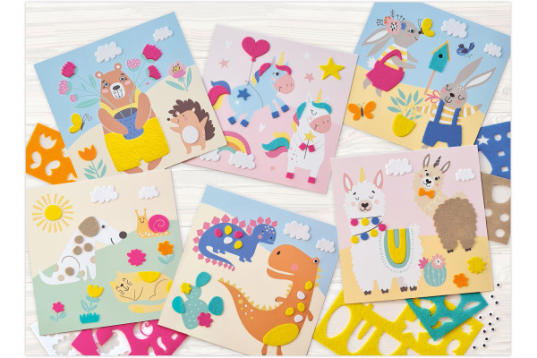 URSUS Bastelfilz Set 8800001F Happy Friends