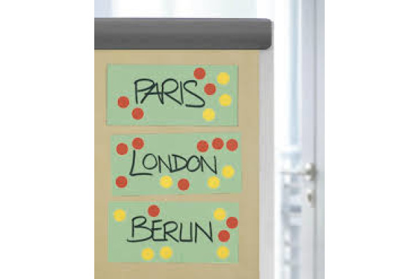 HERMA Markierungspunkte 8mm 1841 gelb 540 Stück