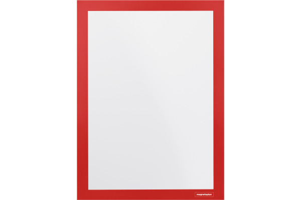 MAGNETOP. Magnetrahmen  A4 1131906 selbstklebend, rot 2 Stk.