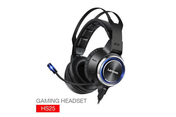 LENOVO Gaming Headphones HS25 HS25-BK