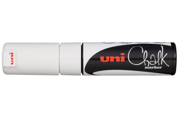 UNI-BALL Chalk Marker 8mm PWE-8K weiss