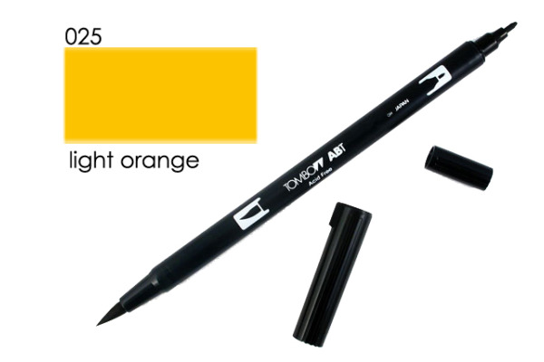 TOMBOW Dual Brush Pen ABT 025 light orange