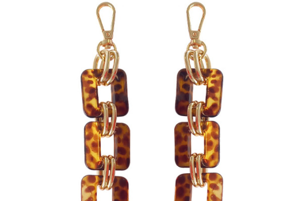 ZANAÉ Phone Wristlace Golden Fire 17447 Leopard & Gold animal print