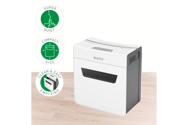 LEITZ Aktenvernichter IQ Protect 80900000 6X, P-4, 10lt
