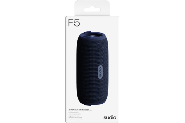 SUDIO Portable Speaker 20W F5BLU F5, Blue