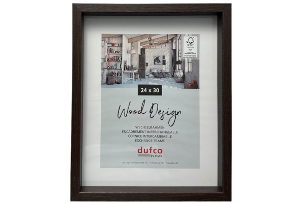 DUFCO Holz-Bilderrahmen 24x30cm 1610.8099 Fuji braun