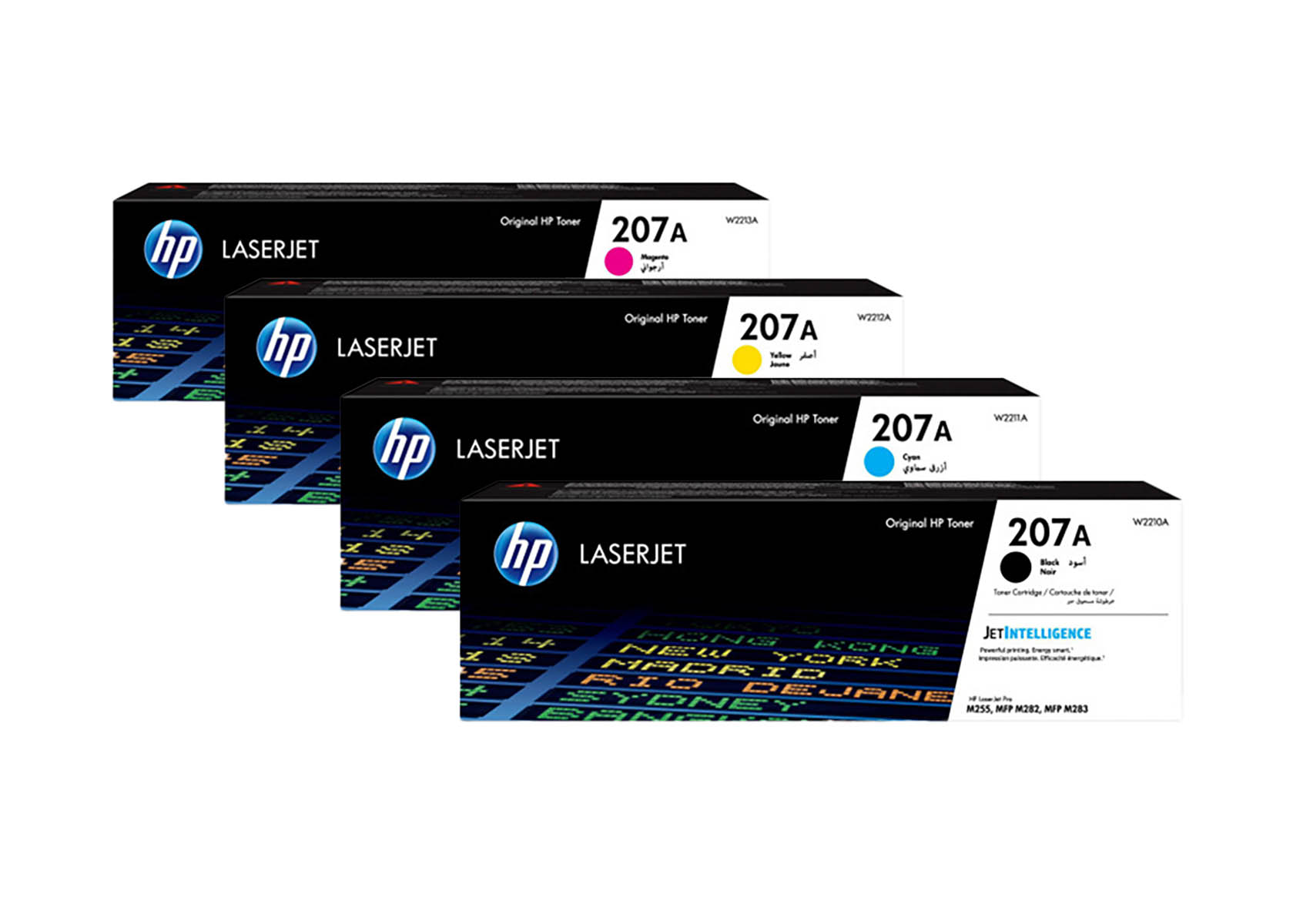 Original HP W2210A / 207A SET Multipack / Set mit allen vier Farben