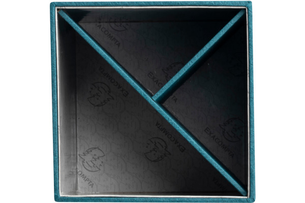 EXACOMPTA Stifteköcher OfficeByMe 67603E 3 Fächer, blau