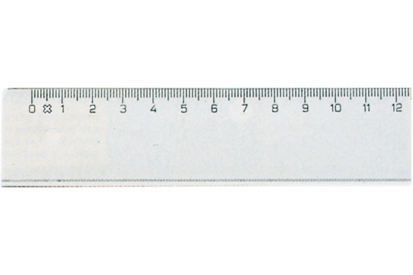 LINEX Zeichenlineal 30cm A1530M transparent