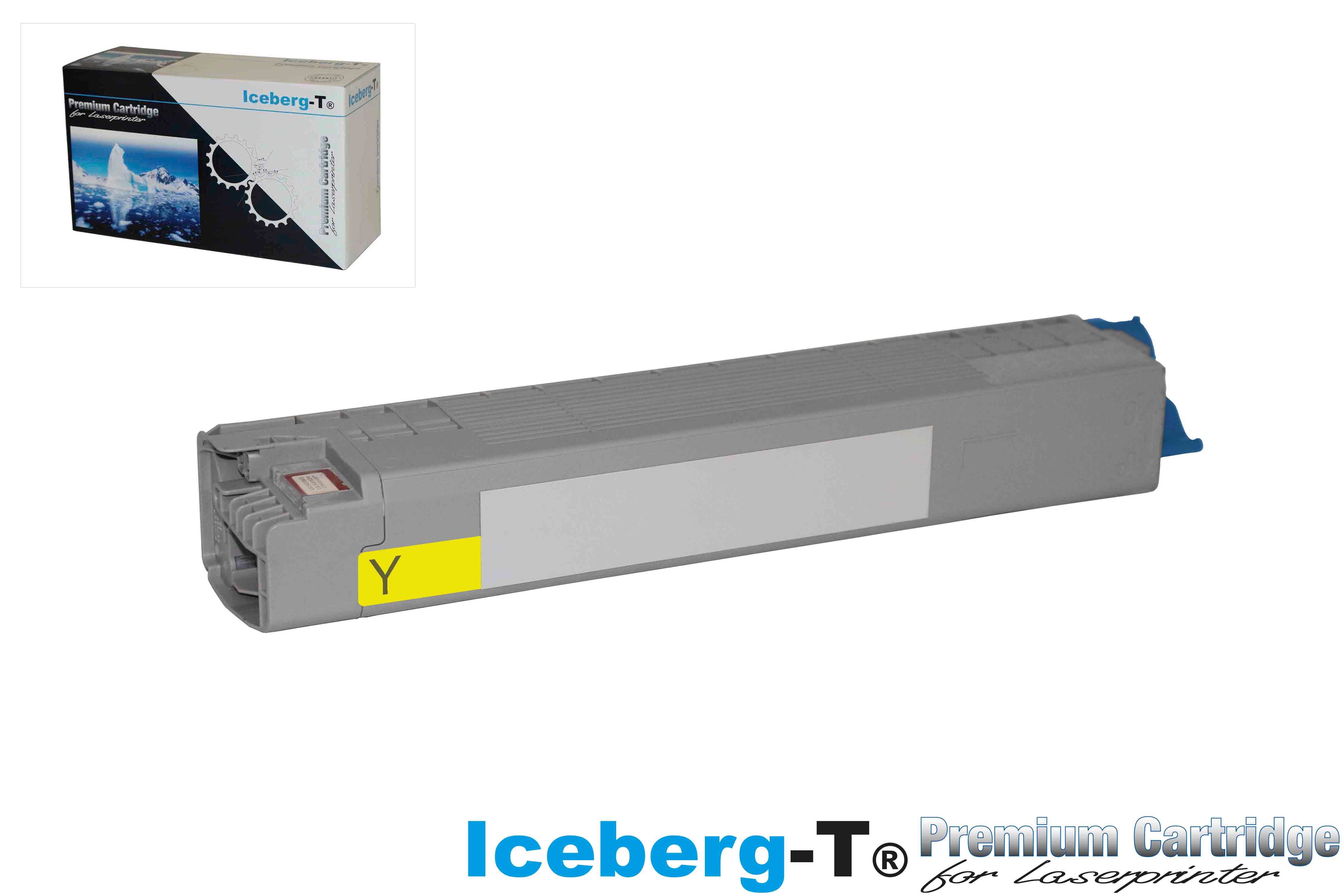 Iceberg-T Toner OKI C823 / C833 / C843 7'000 Seiten, yellow
