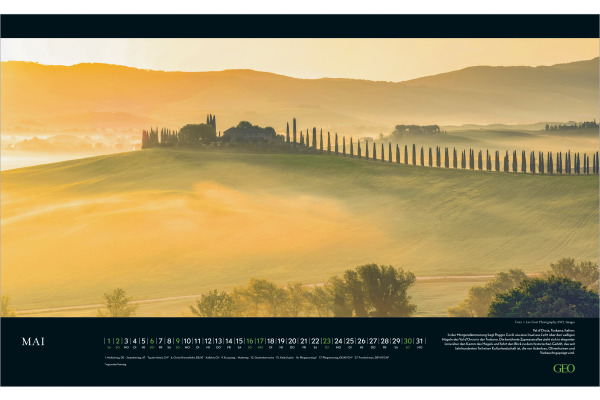 GEO Bildkalender 2027 581371 GEO Sehnsuchtsorte 58x36cm