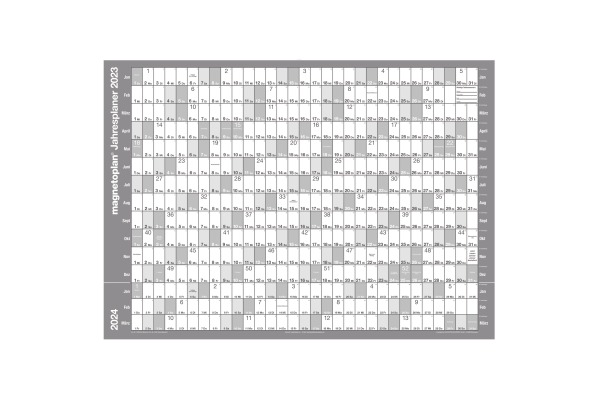 MAGNETOP. Jahresplaner-Folie 1235126 835x590mm 2026