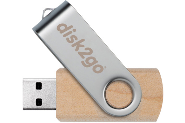 DISK2GO USB-Stick wood 16GB 30006661 USB 2.0