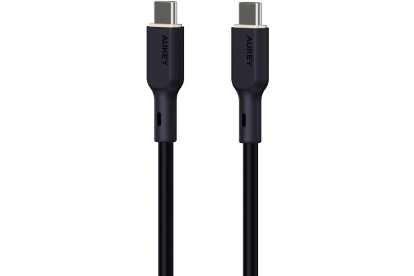 AUKEY Cable USB-C-to-C CB-SCC101 Silicone,1.0m,100W,Black