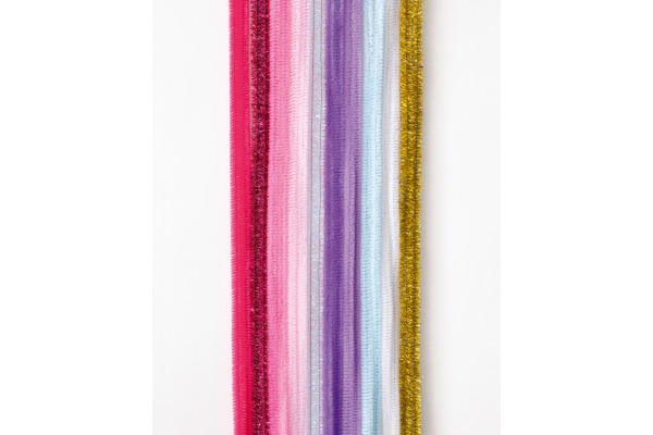 FOLIA Chenilledraht 8mmx50cm 779892 Unicorn 10 Stück