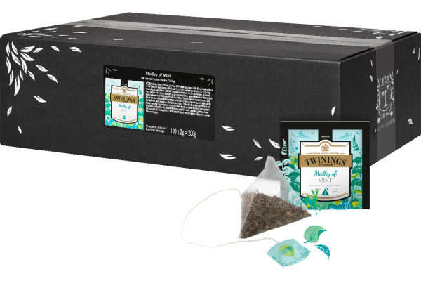 TWININGS Medley of Mint 100015081 Pyramide 2g, 100 Stk.