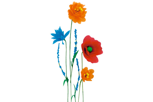 URSUS Seidenpapier 50x70cm 4612299 farbig 5 Bogen