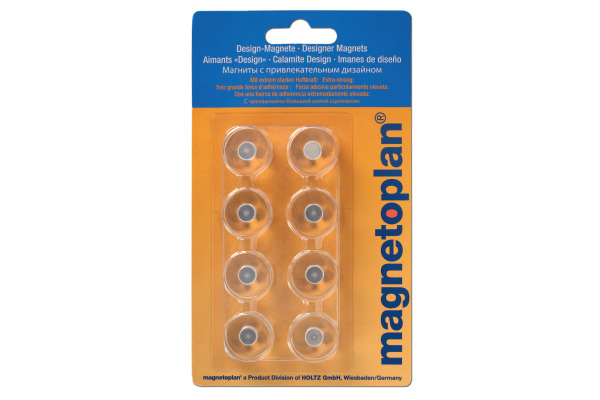 MAGNETOP. Design Magnete Acryl 1680020 20mm 8 Stk.